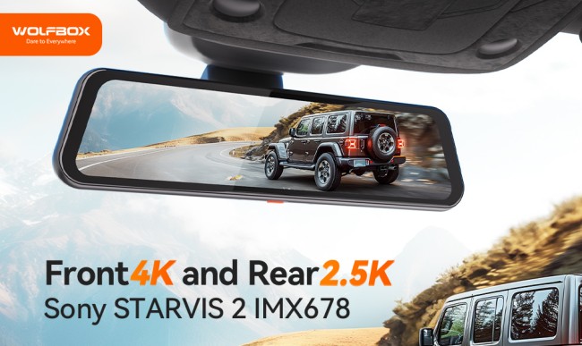 Wolfbox G900PRO Mirror Dash Cam 