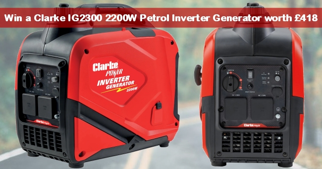 Clarke IG2300 2200W Petrol Inverter Generator