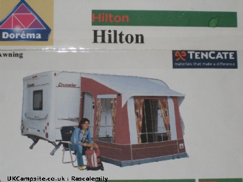Dorema HIlton  blue/grey porch awning