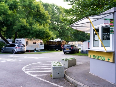 Schwimmbad Camping Hall
