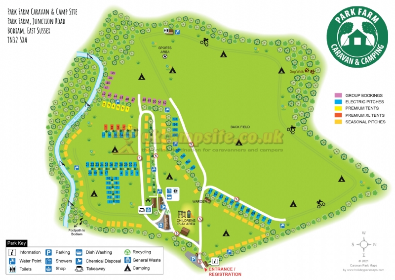 Park Farm Bodiam Caravan & Camping