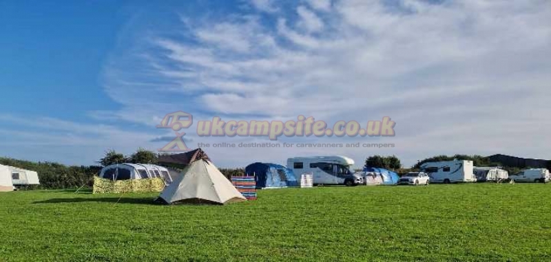The Camping Field At Tredinnick Farm