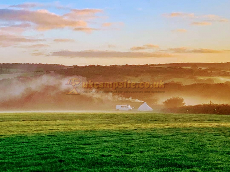 The Camping Field At Tredinnick Farm