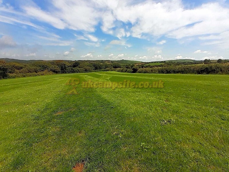 The Camping Field At Tredinnick Farm