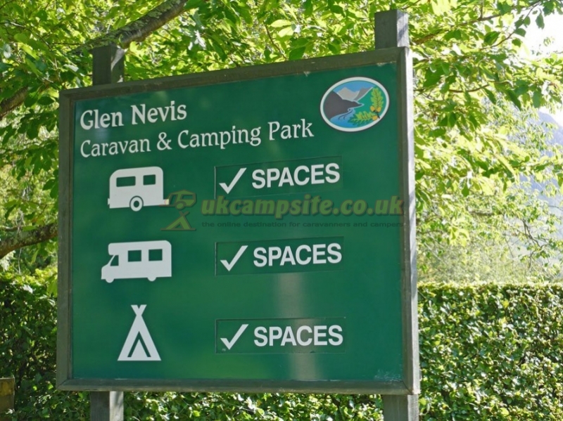 Glen Nevis Caravan And Camping Park