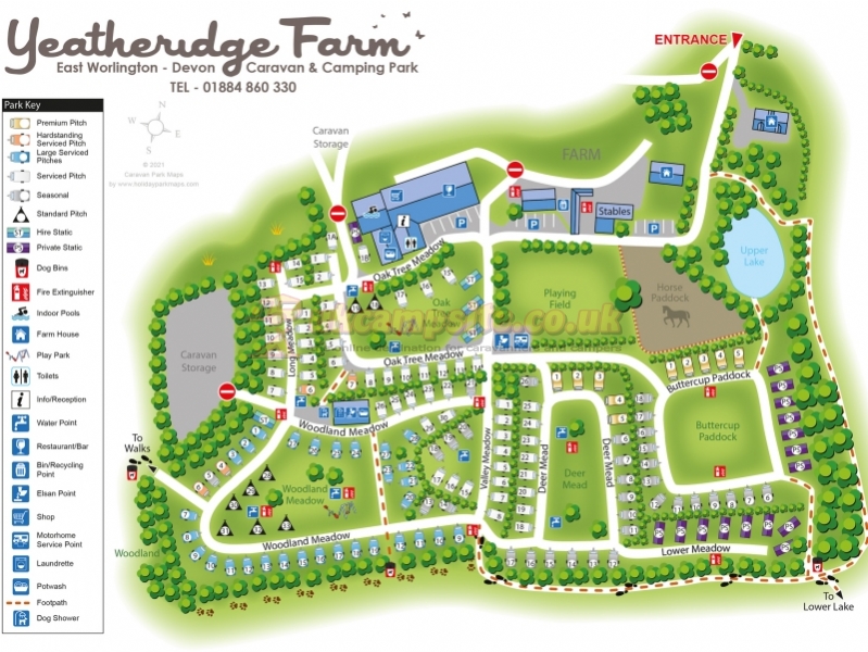 Yeatheridge Farm Caravan And Camping Park