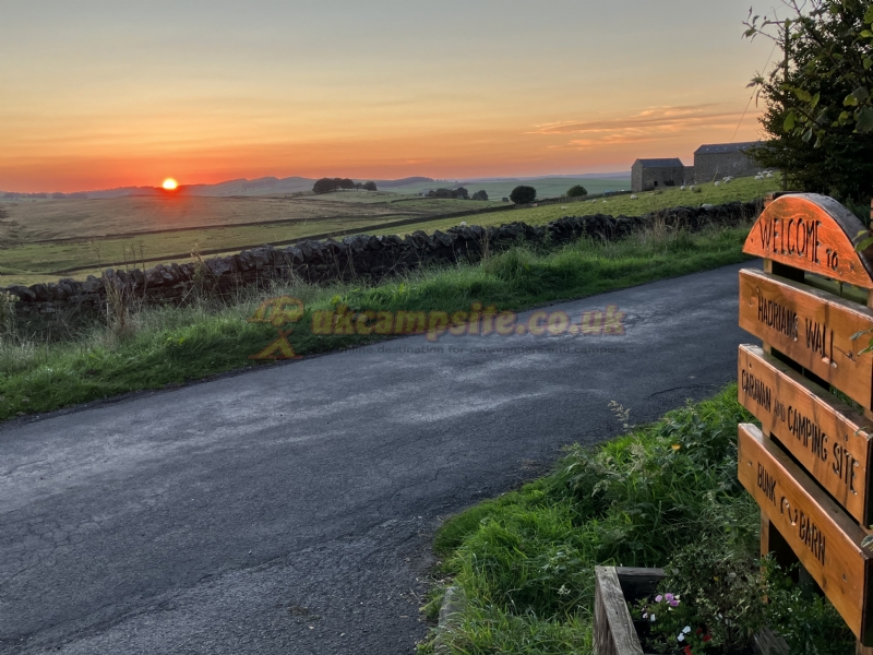 Hadrians Wall Campsite