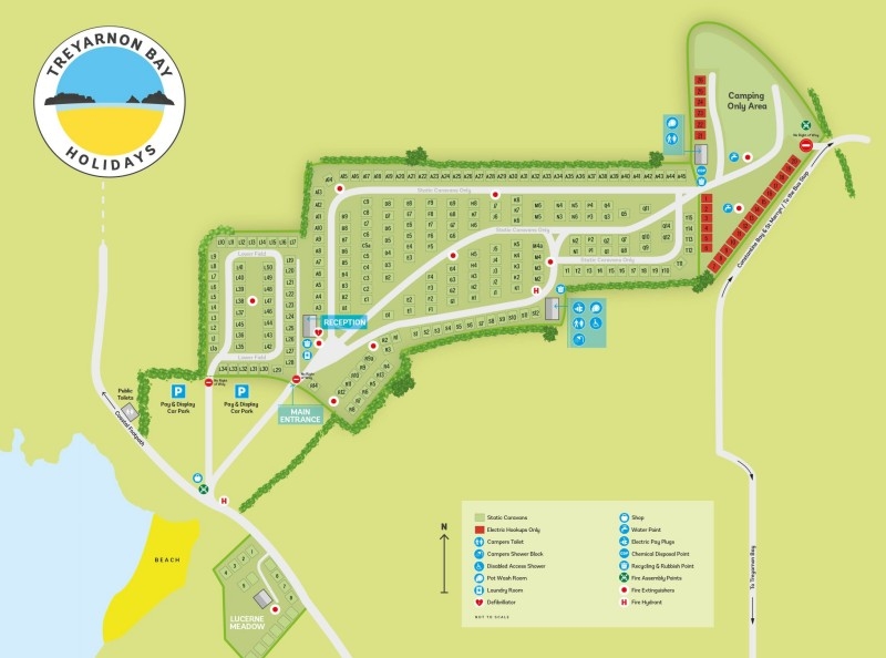 Treyarnon Bay Camping And Caravan Site