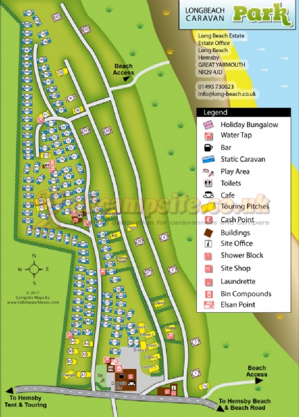 Long Beach Caravan Park And Hemsby Tent And Touring
