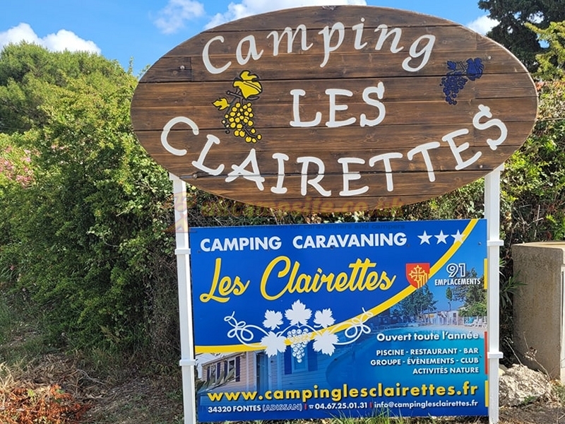 Camping Caravanning Les Clairettes