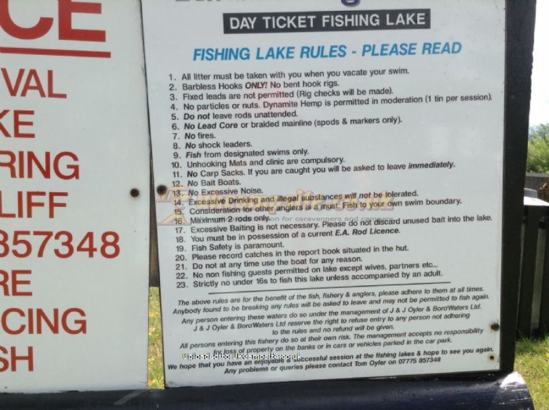Borowaters Caravan And Camping Park And Fishing Lake