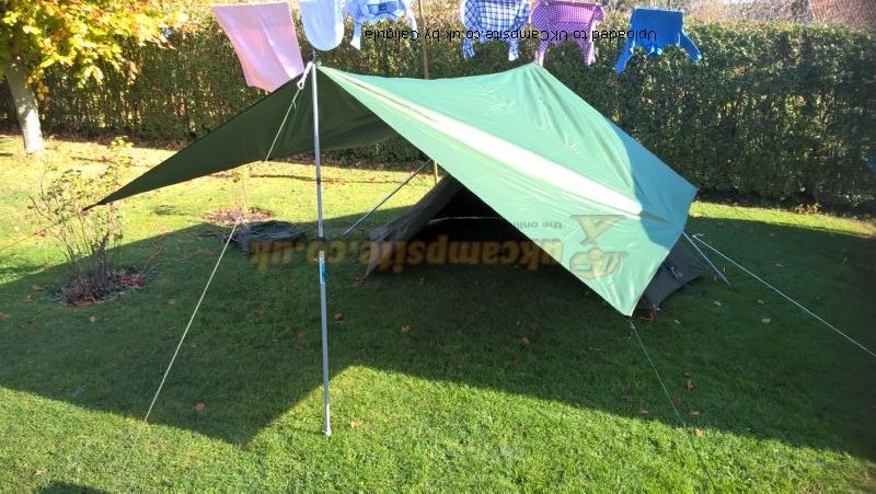 VidaXL Tente de camping 2 personnes vert 193x122x96 cm taffetas 185T